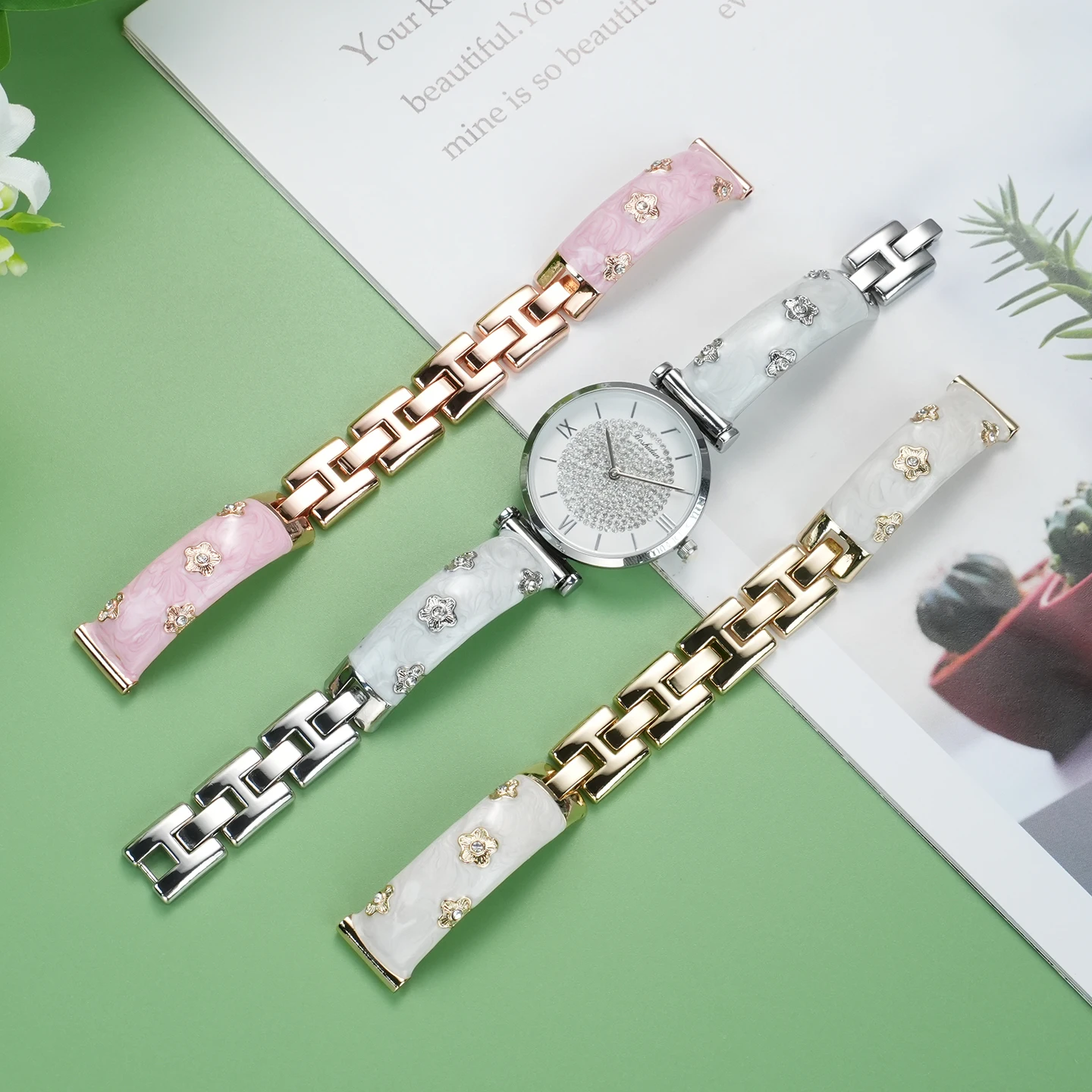 

Модный изогнутый металлический браслет для Garmin Watch Lily 2 для Armani Casio 14 мм, элегантный женский ремешок для часов, универсальный ремешок для часов