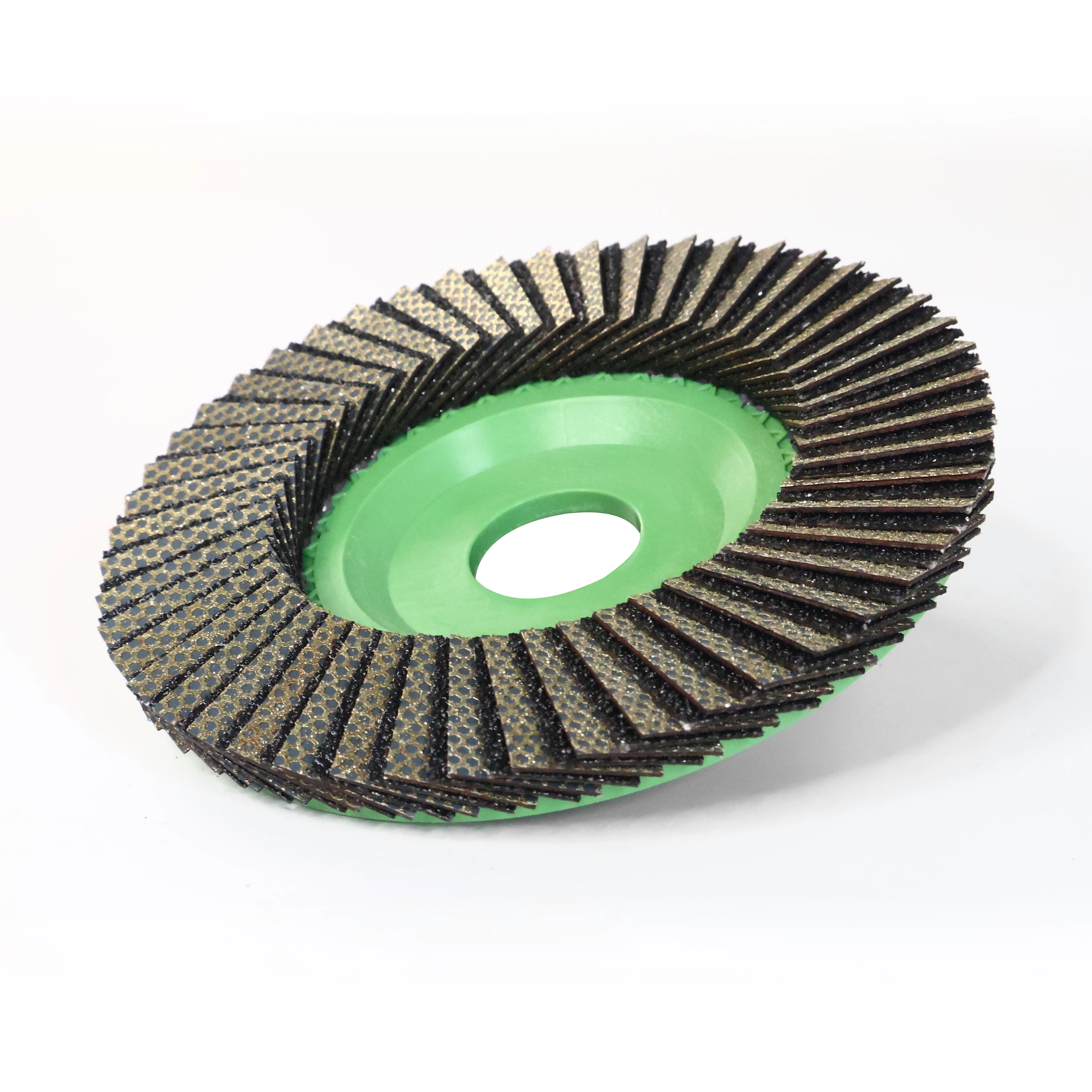 125mm 5inch Diamond Electroplated Flap Wheel for Metal Diamond Flap Grinding Wheel for Porcelain Polishing Wheel for Ceramic