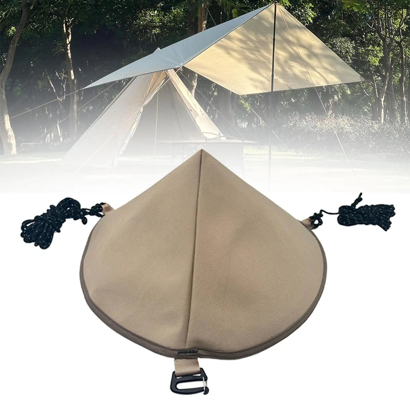 

Tarp Connecting Cap Rain Protection Portable Tent Connection Hat Tent Accessory for Camping Travel Outdoor Canopy Backpacking
