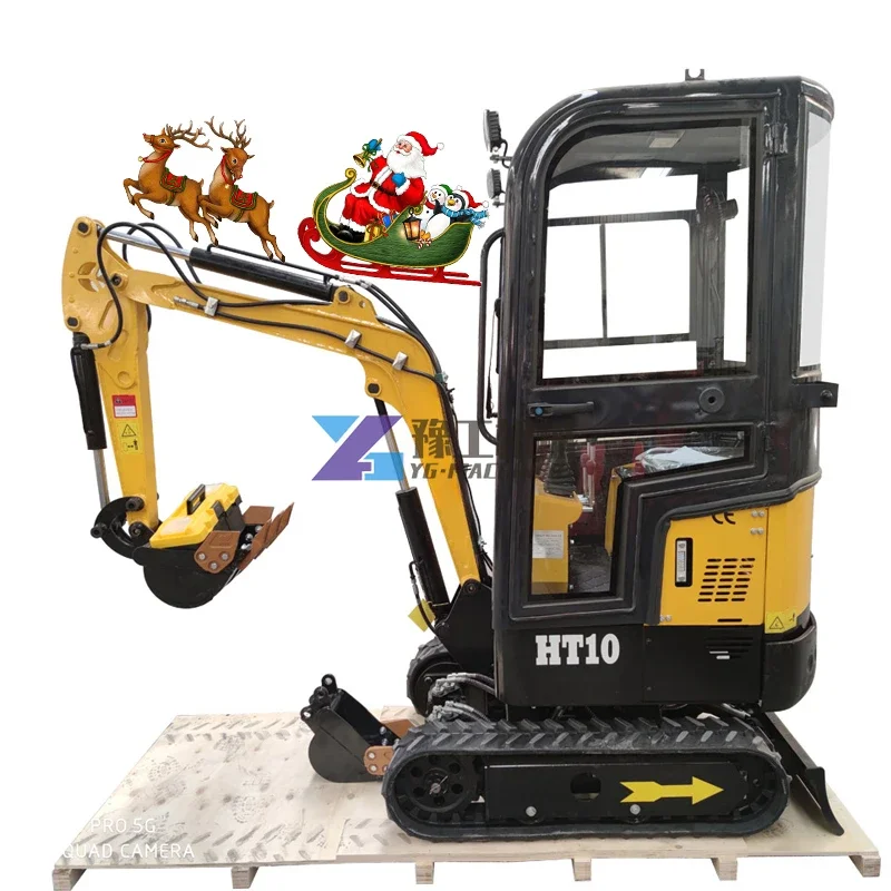 FREE SHIPPING Mini Digger CE/EPA/EURO 5 China Wholesale Compact Mini Excavator 1 Ton Prices with Thumb Bucket for Sale