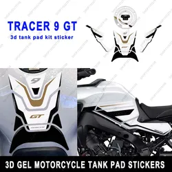 For YAMAHA Tracer 9 GT 9gt 2023 Motorcycle tank pad kit Protection Sticker Fuel Oil 3D gel Resin Stickers kit