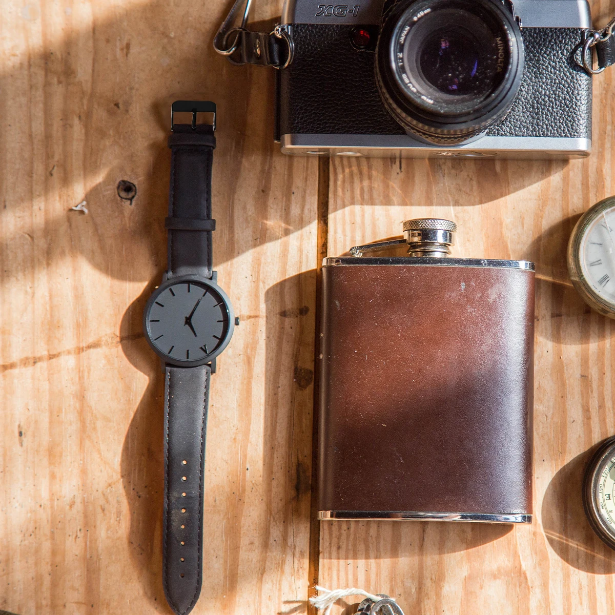 

5 PCS Watch Strap Stainless Steel Buckle Band Rose Gold Watchband Clasp Black Man