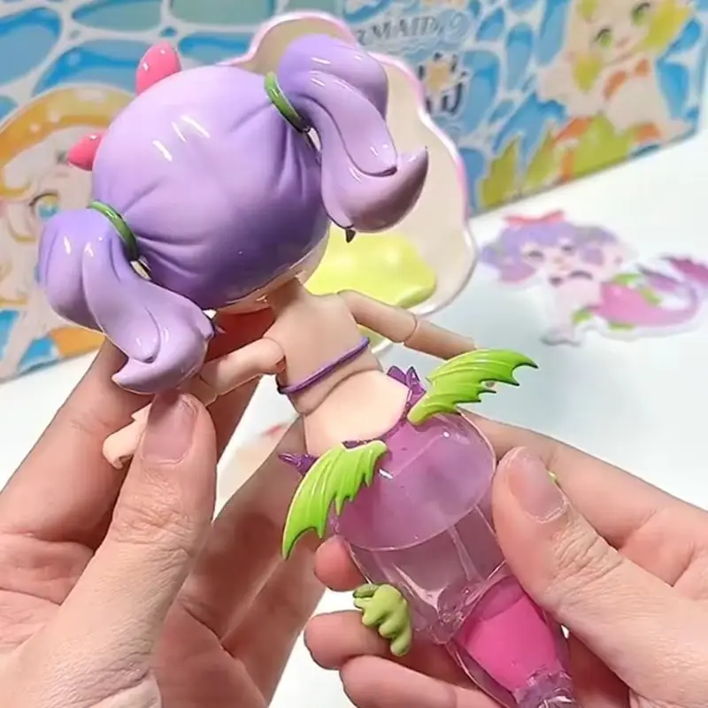 Genuine Mermaid Island Bjd Movable Doll Series Blind Box Mermaid Toy Ornament Bjd Gorgeous Seat Replaceable Fish Tail Accessorie view 5