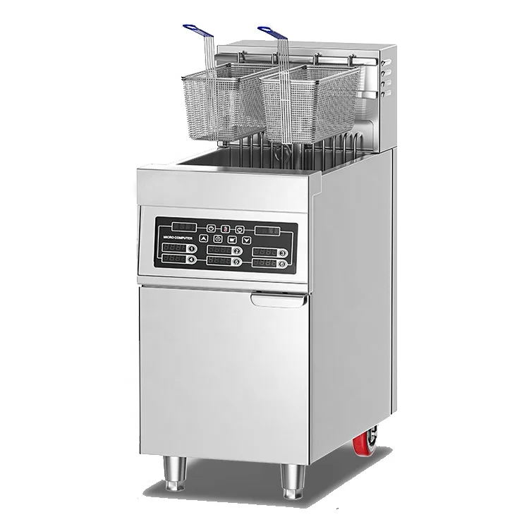 

Коммерческая газовая электрическая фритюрница для фаст-фуда, ресторана, кухни, жареной курицы