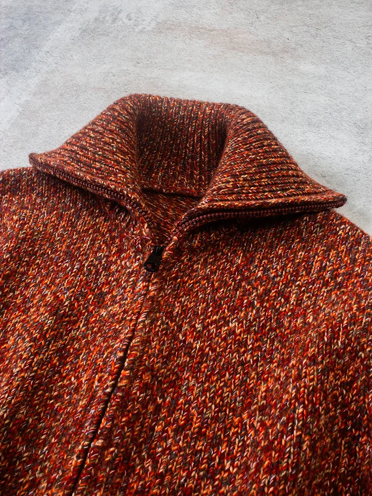 Otoño e invierno nuevo 100 cárdigan de cachemira chaqueta suéter de punto superior