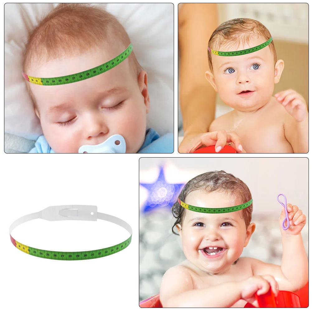 2 Pcs Infant and Toddler Head Circumference Ruler Fitness Measuring Tape Fabric Measure Waist Kids