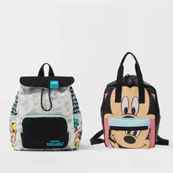 Cute Mickey Mouse Kids Bacpack Anime Donald Duck Plut Pattern Backpack Bag Cartoon School Bag Children's Small Travel Bag Gift