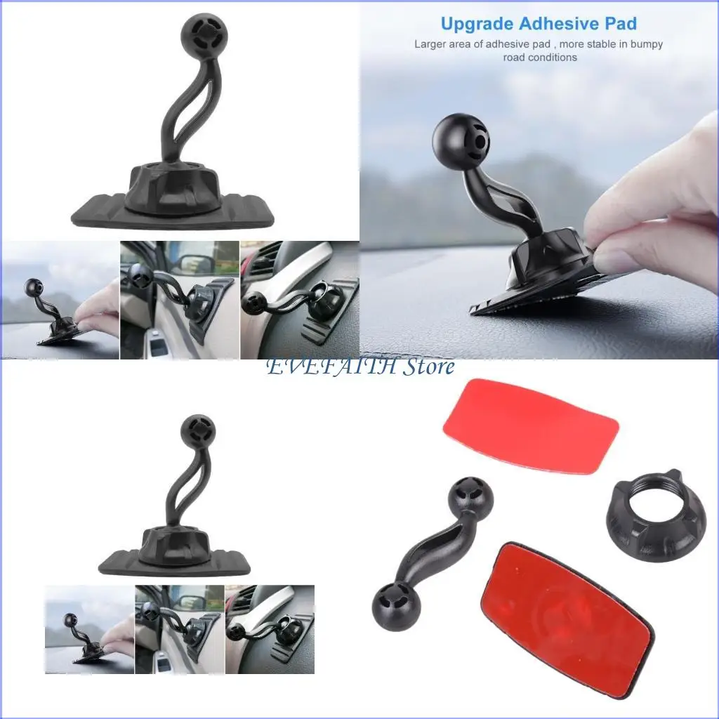 124B Dashboard Pad Mounting Disk Adhesive Rotatable Stickers for Suction Cup Car Phone Holder & Windshield Dashboard