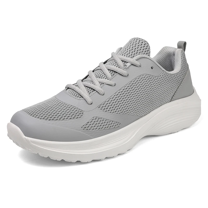 Nuove scarpe sportive casual da uomo di grandi dimensioni scarpe in rete di moda comode scarpe sportive da uomo antiscivolo resistenti all'usura con suola spessa