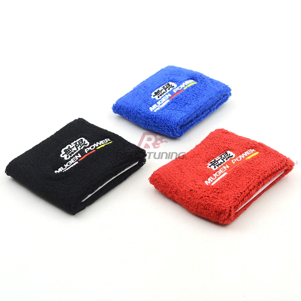 1pc Jdm Style Mugen Spoon Ralliart Sport Car Oil Brake Clutch Reservoir Tank Cover Oil Catch Tank Can Cover Sock