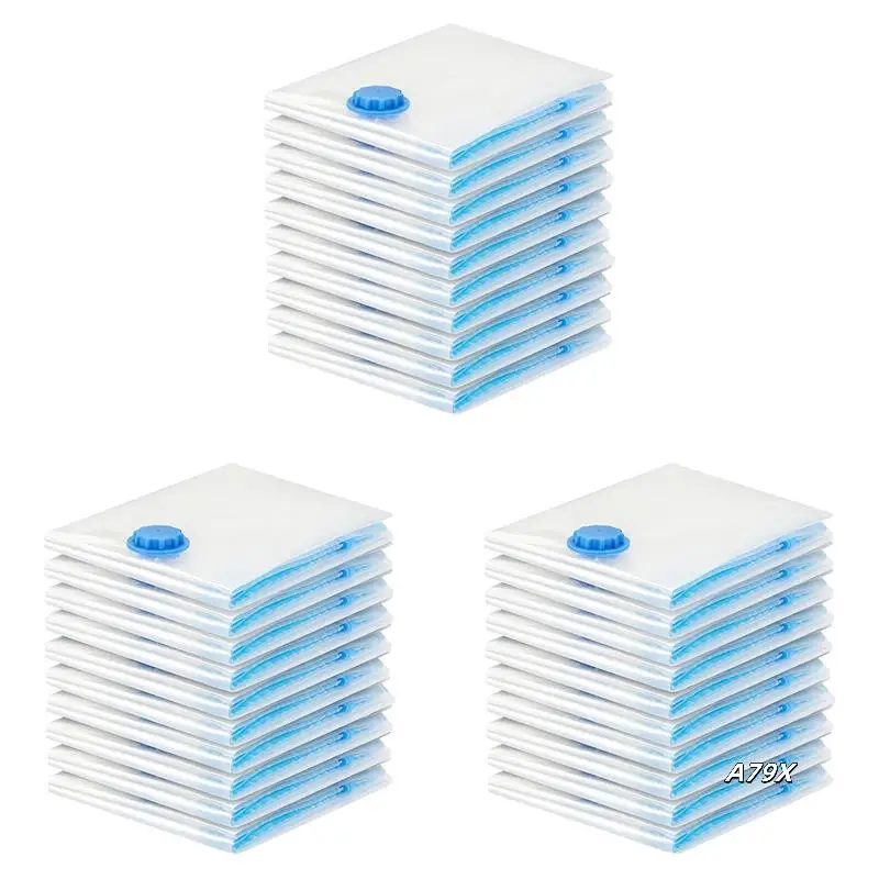 

Vacuum Bags For Clothes - Pack Of 30 40 X 30 Cm Reusable Storage Bags Vacuum Bags With Seal And Space Saving Travel Bags