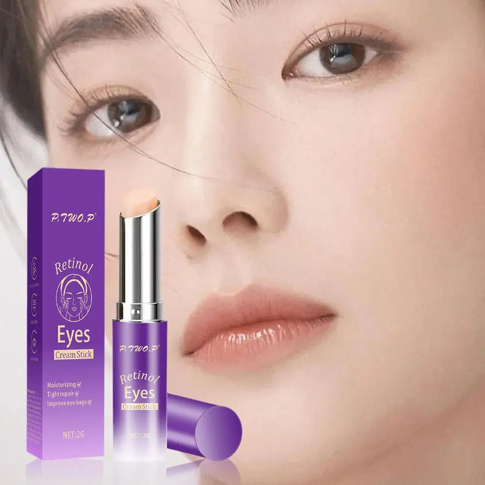 Retinol Eye Cream Stick Dark Circles Eye Bags Remover Lines Anti-puffiness Moisturizing Skin Reduces Anti-wrinkle Care Eye C2z2