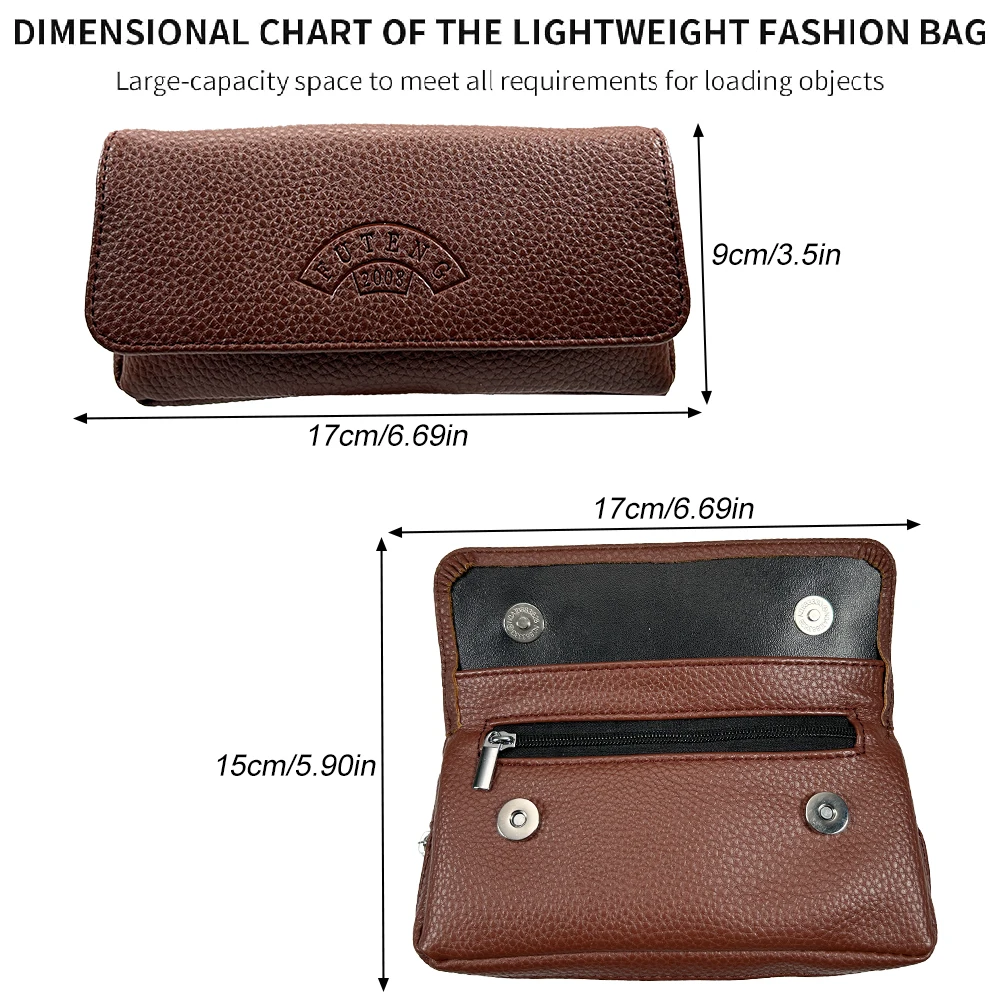 1PCS Premium All-Weather Smell Proof Lockable Tobacco Pouch, Odor Proof Travel Zipper Storage Bag for Men