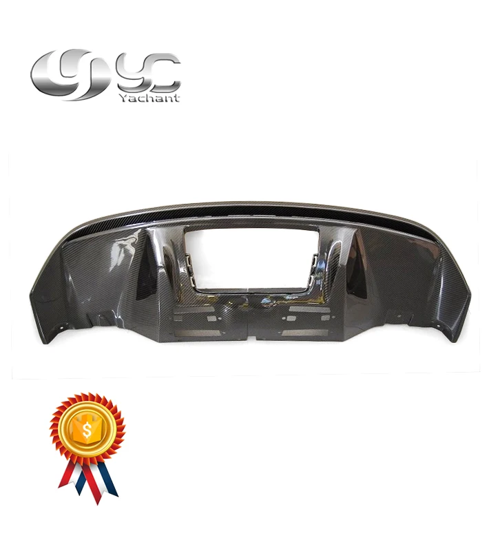 

Trade Assurance Dry Carbon Fiber Rear Diffuser Fit For 2008-2015 R8 V10 OE Style Rear Bumper Diffuser
