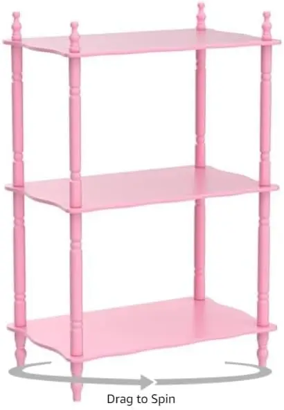 Scaffale per mobili Frenchi, rosa