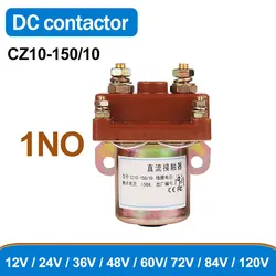 Contactor de CC CZ10-150/10 150A sin apertura nominal 12V 24V 36V 48V 60V 72V 84V 120V