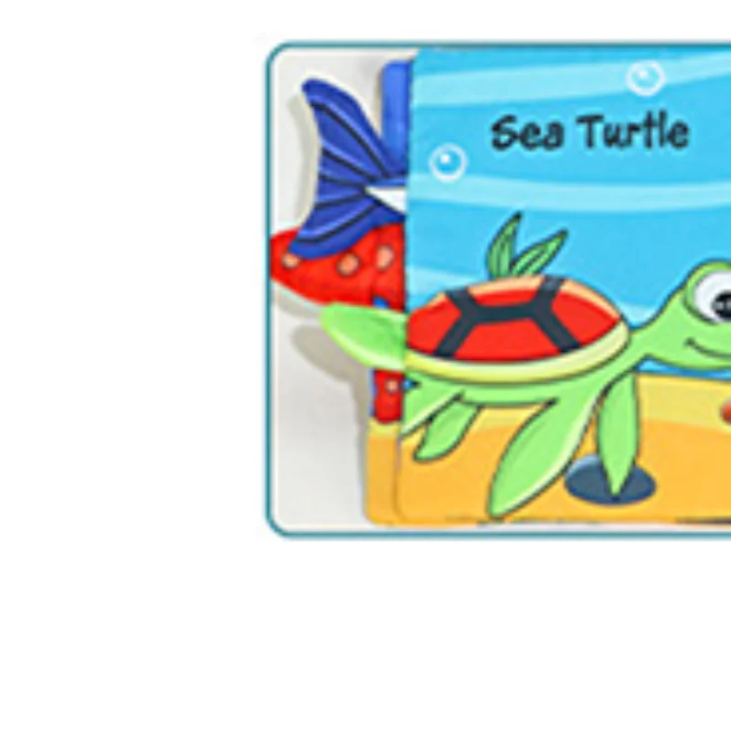Baby Soft Books Toys Crinkle Cloth Book Marine Animal Tails For Infant Baby Early Development Interactive Stroller Soft Toys