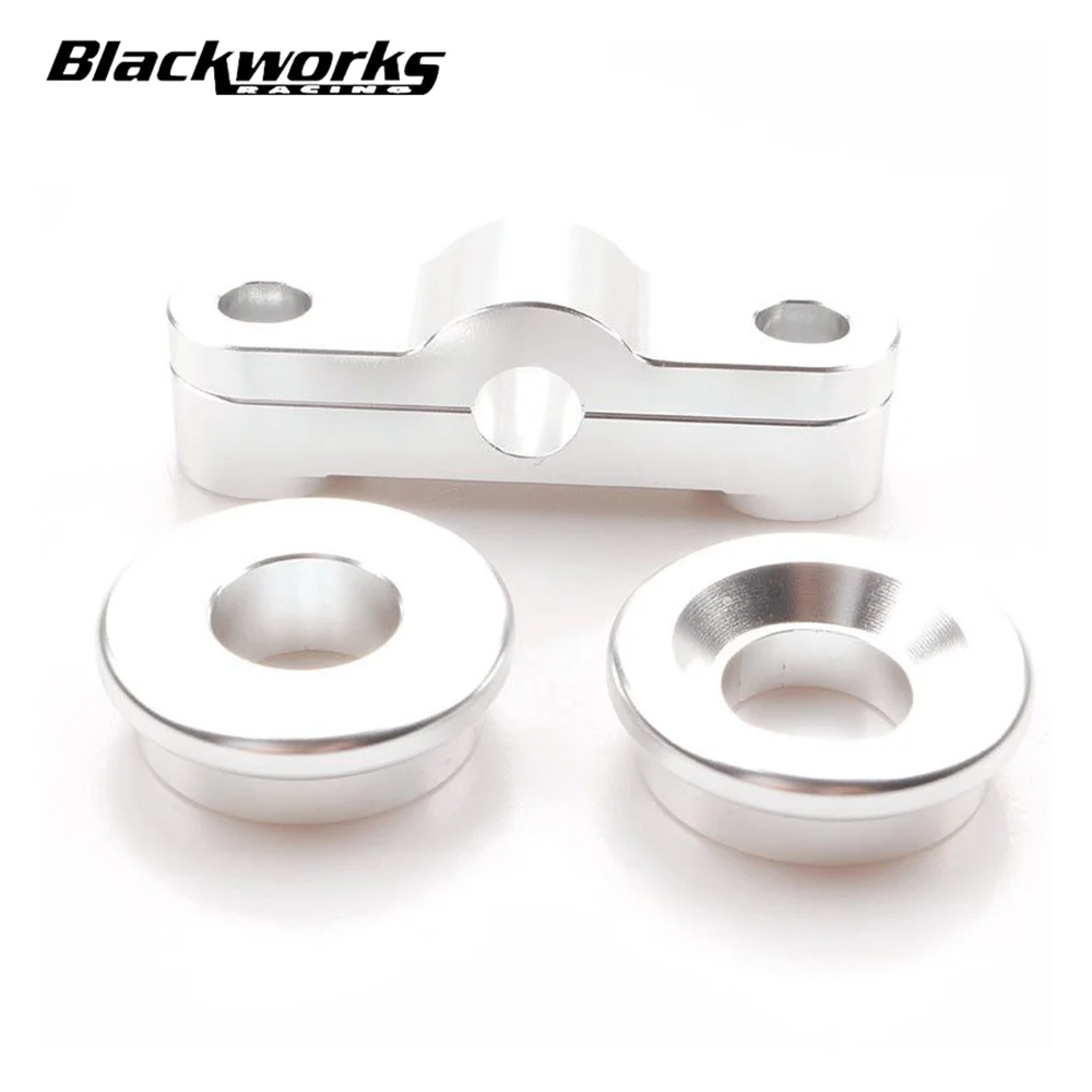 Blox Billet Racing Shift Linkage Bushing Combo Kit For Honda B-Series Dohc Civic B16 B18 Sliver Black SK-1059