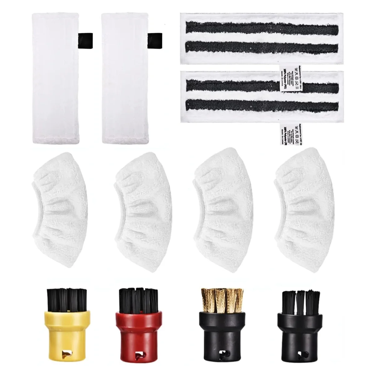 

EQAZ-Steam Cleaner Accessory Set, Microfibre Cloth Set for Karcher Steam Cleaners SC 2, SC 3, SC 4, SC 5 EasyFix Parts
