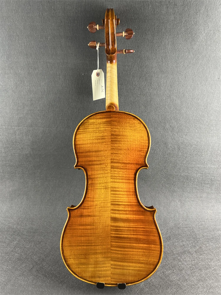 Actual Photo High End Europe Wood Professional Musician Use 4/4 Violin All Hand Made Stradivarius “Messiah” 1716 Model Copy A195