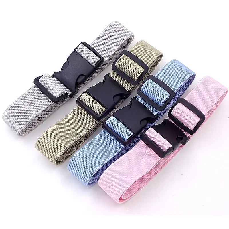 Training Belt Summer Insert Buckle Pants Belt Woven Waistband Mult-colors Children's Belt Boys Girls Elementary School