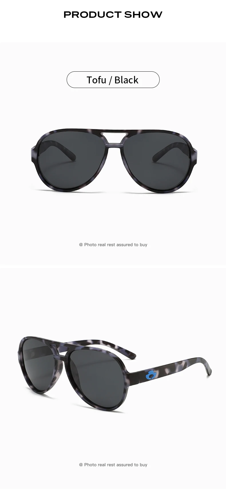 Blue Otter Pilot Klassische Polarisierte Sonnenbrille für Männer und Frauen, Sommer-Fahr-, Angel- und Fahrradbrille, Antireflexions-UV400-Brille – Detail 11