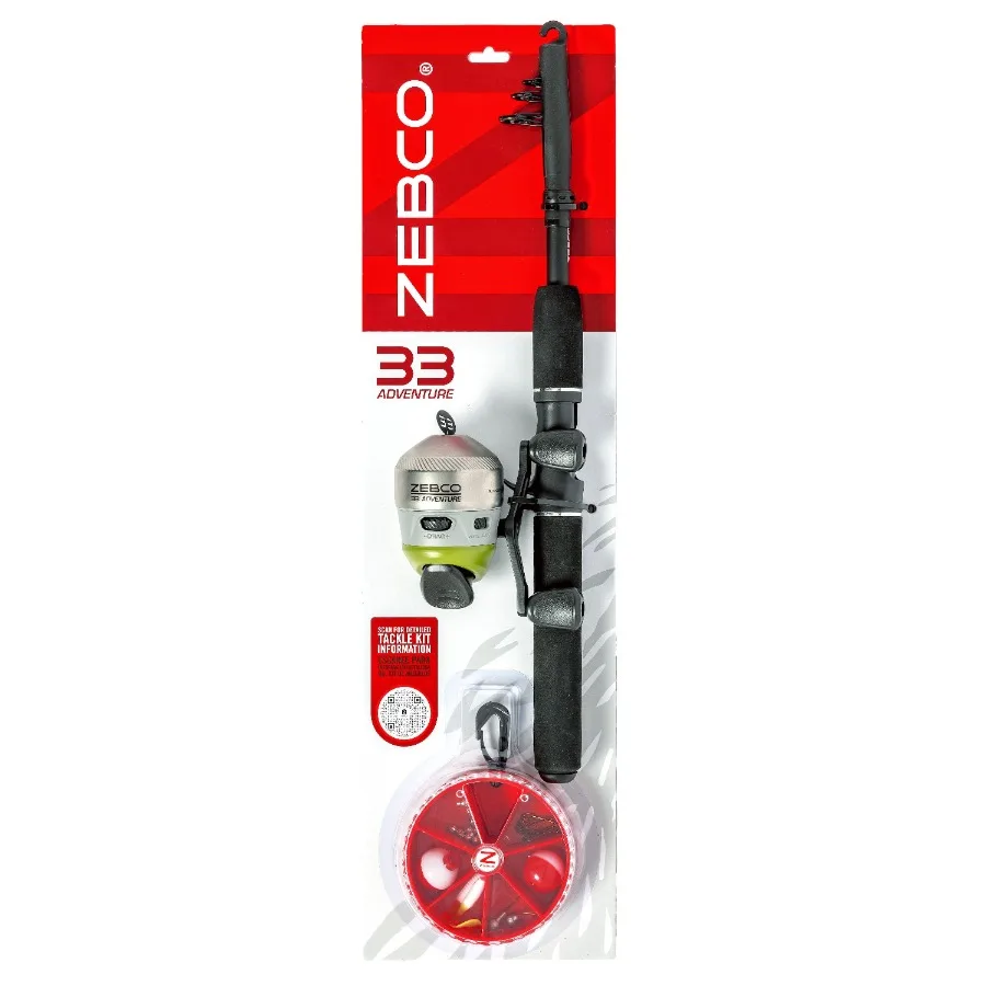 

Комплект из 33-секционной спиннинговой катушки и двухсекционной удочки с снастями для начинающих и опытных рыболовов, легкий дизайн