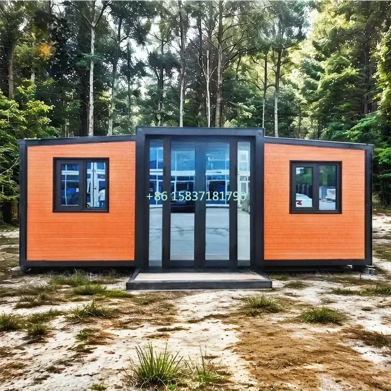 20ft Modular Container House Tiny Home Container Flat Expandable 2 3 Bedroom Prefabricated Container House Luxury Folding House