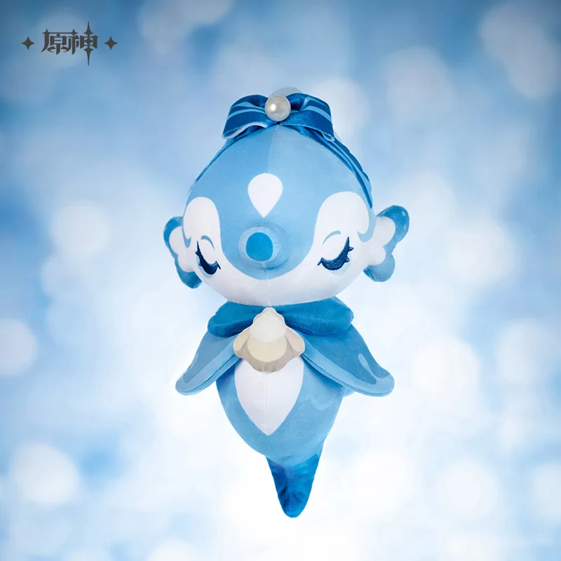 

MiHoYo Official Genshin Impact Bubbly Seahorse Soft Pendant Cute Stuffed Bag Decoration Doll Cosplay Accessories Birthday Gift