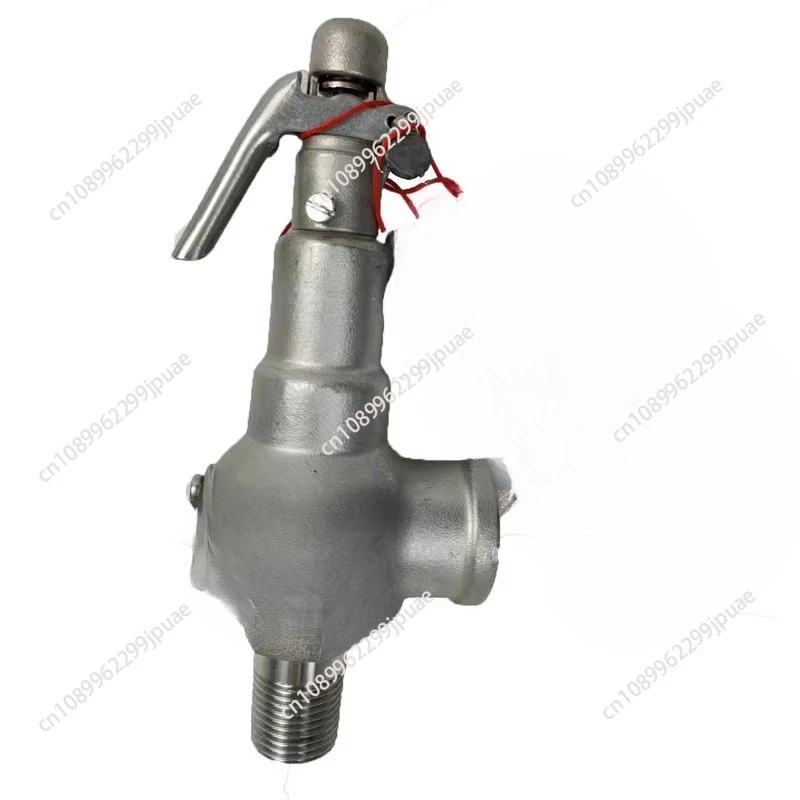 A28W-16P Stainless Steel Full Lift Safety Valve, Threaded Boiler Valve DN15-DN25 for High-Temperature Industrial Applications