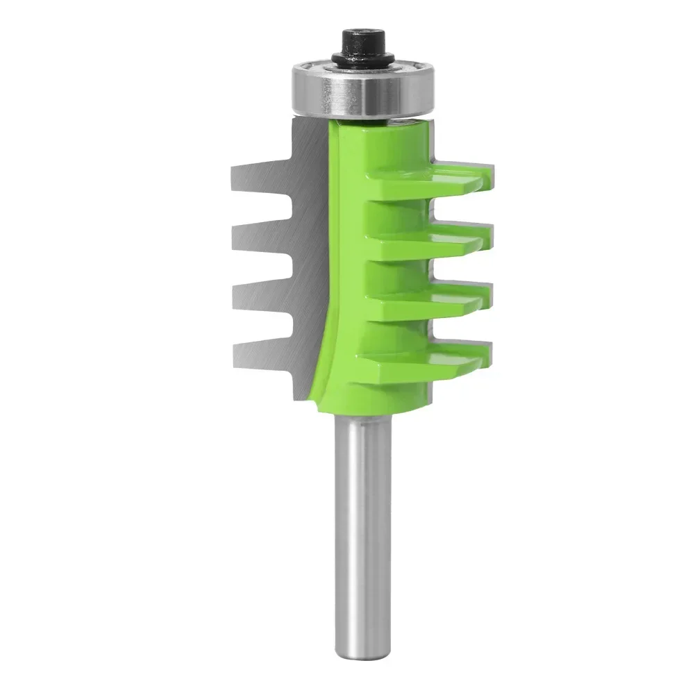 1PC 8MM Shank Milling Cutter Wood Carving Rail Reversible Finger Joint Glue Router Bit Cone Tenon Woodwork Cutter Power Tools