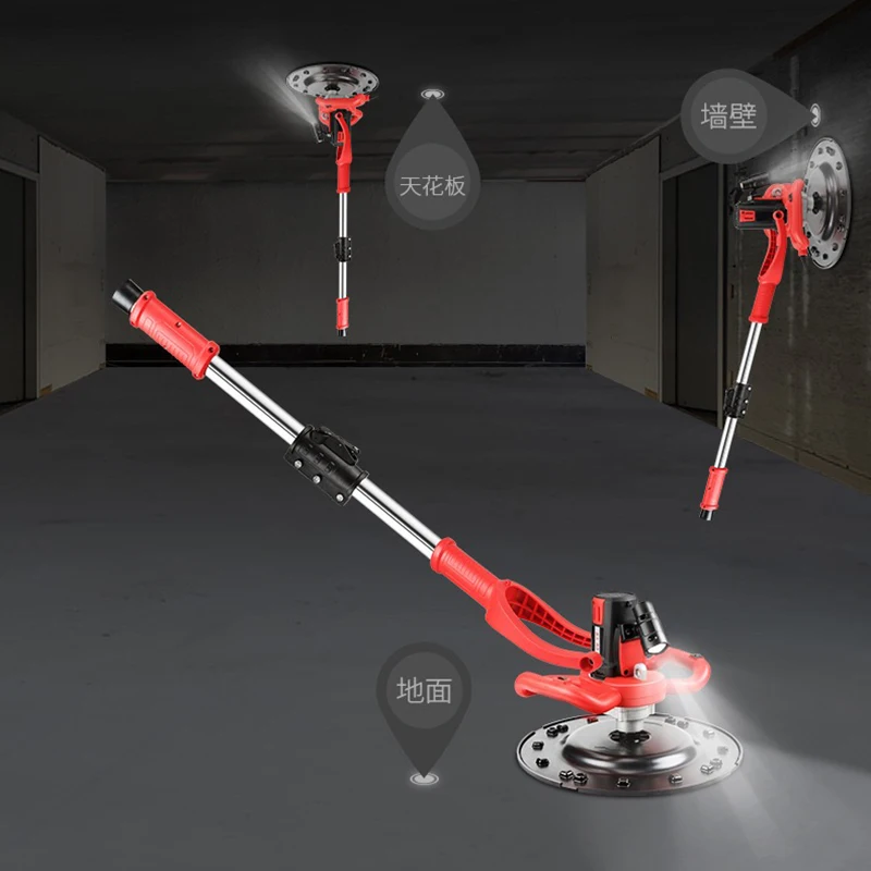 เครื่องบดปูนซีเมนต์แบบมือถือ ปี 1946 รุ่น 09816 พร้อมถังรับปูน สำหรับขัดพื้นและผนัง บดผงโป๊วและผงโป๊วสำหรับงานขัดเงา รุ่น Machi 19