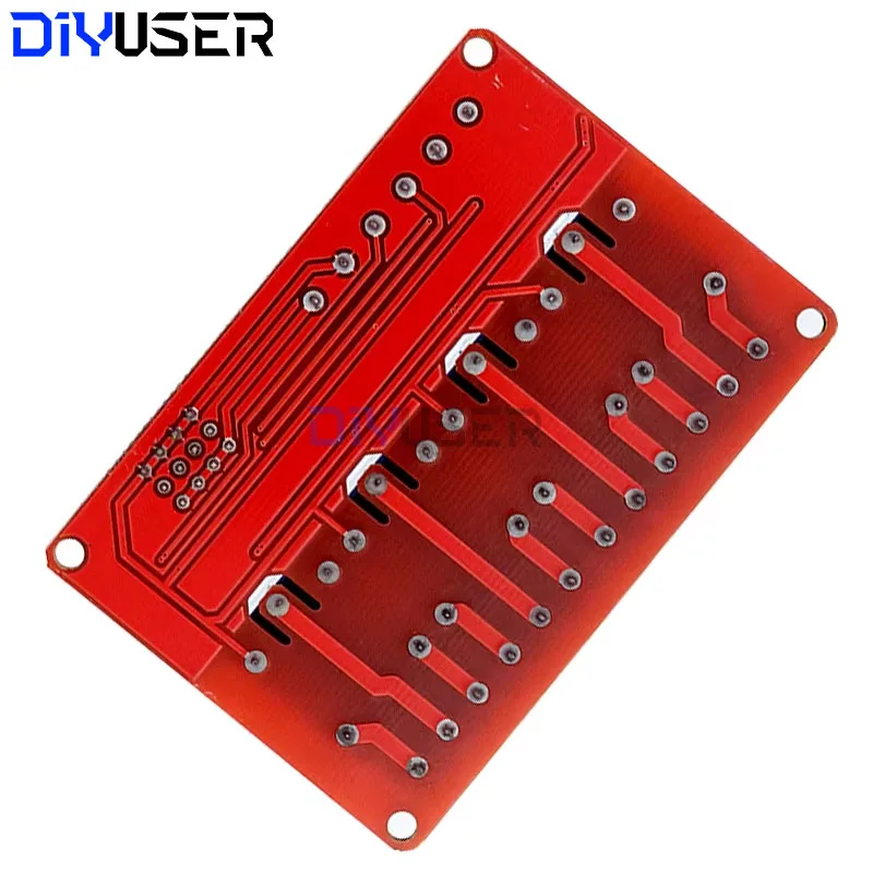 DIYUSER 1 2 4  8 Channel 5V/12V Relay Module Board Shield with Optocoupler Support High and Low Level Trigger for Arduino