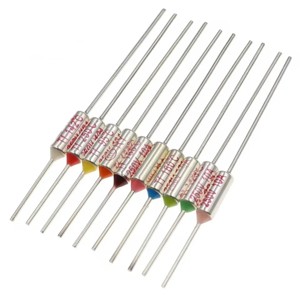 10 шт. температура RY 10A 15A 250V Tf термопредохранитель 65C 85C 100C 105C 110C 120C 130C 152C 165C 172C 185C 192C 200C 216C 240C 280C