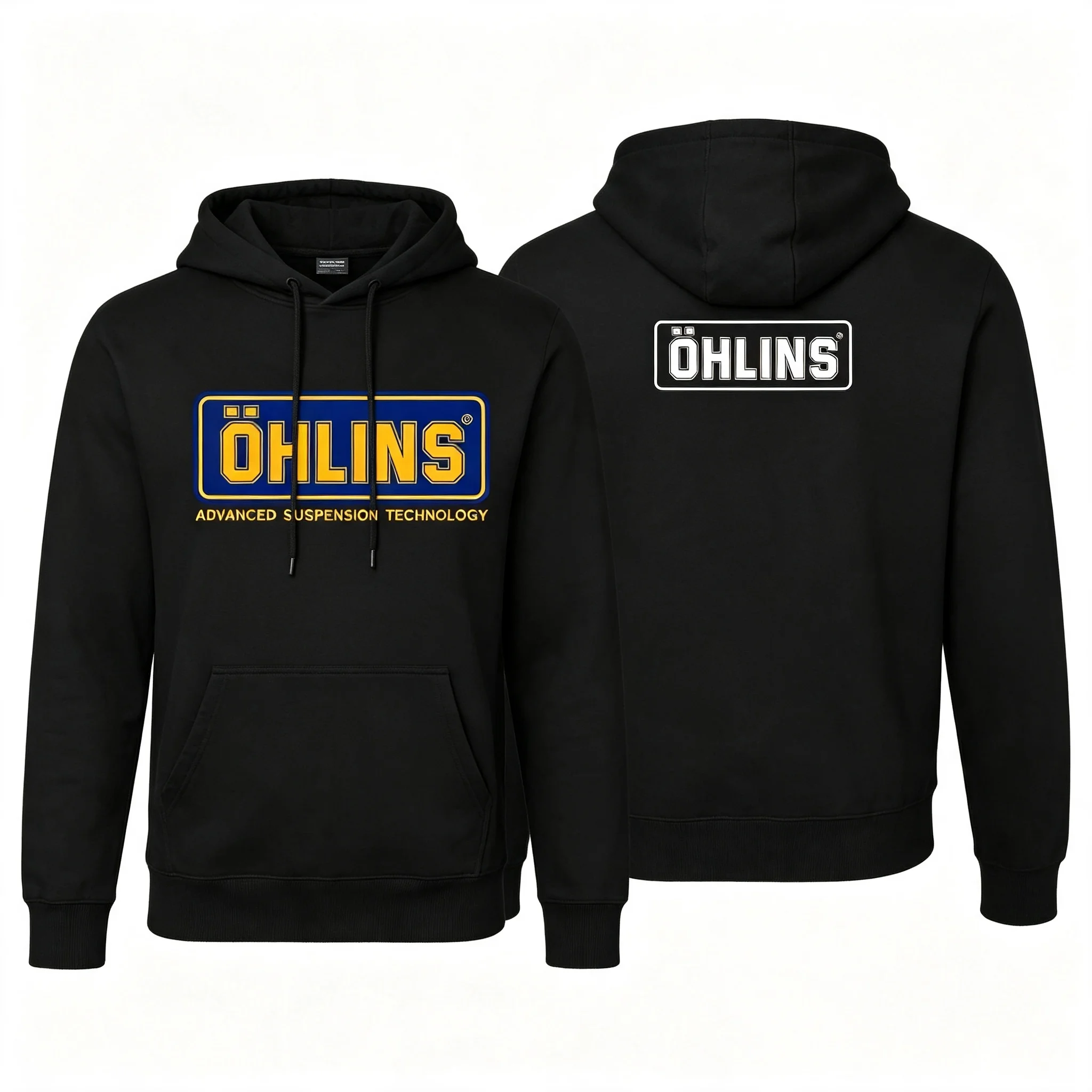 Herren Ohlins Shock Suspension Auto Motorrad Sport Racing Hoodie Herbst Casual Oversized Herren-Hoodie – Detail 14