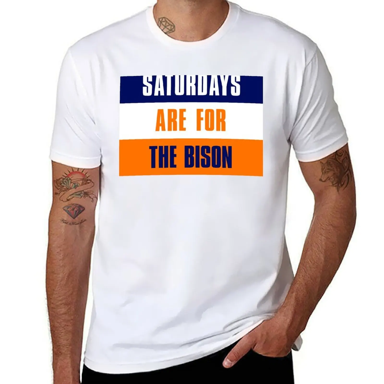 

Saturdays are for The Bison, Bucknell University T-Shirt t shirt man designer T-Shirt