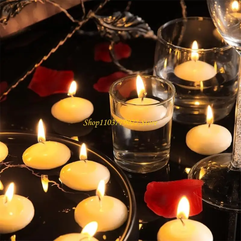 C4DF Decorative Floating Unscented Burning Party and Holiday Decors