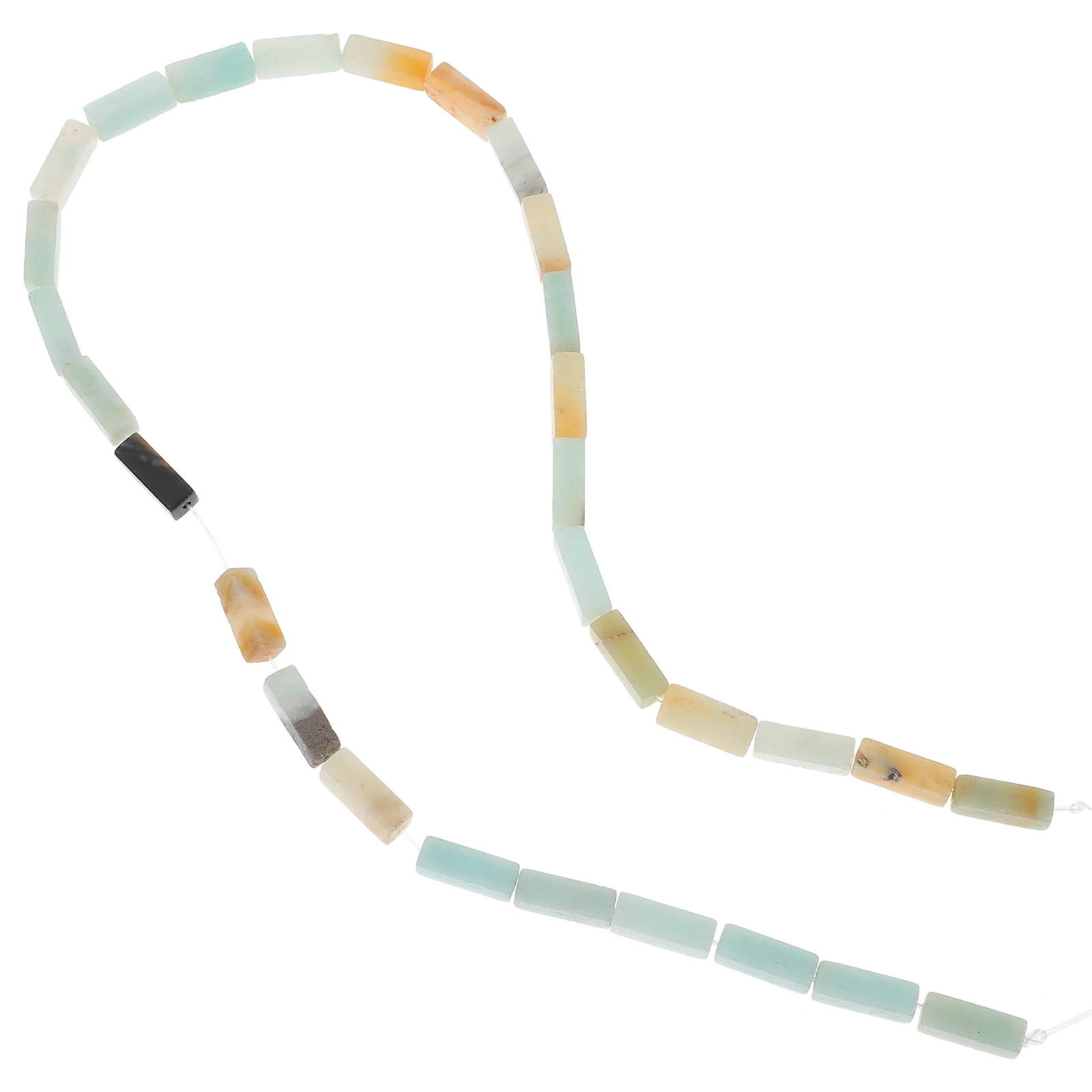 

Rectangular Beads for Jewellery Making Stone Loose Jewelry Diy Column Bracelets Spacer Crafting