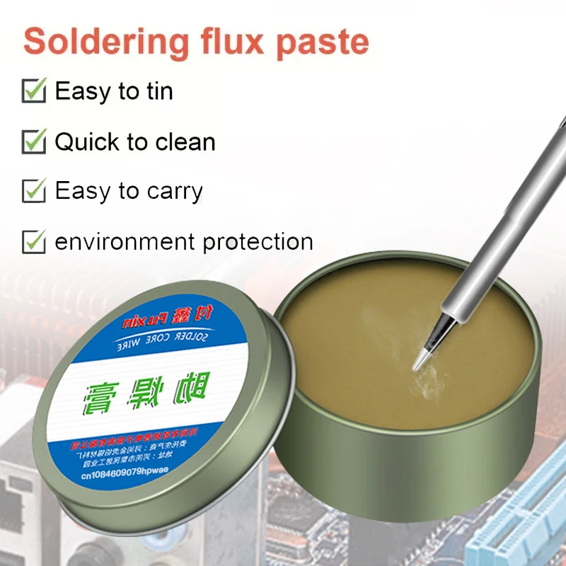 Rosin Soldering Paste Lead Free Soldering Flux Easy Repair Iron Tin Oil Flux for Soldering Welding Electronics Repair Tool