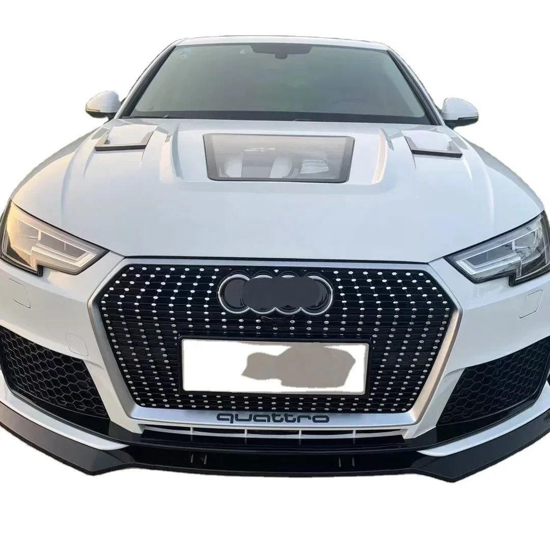 

High Quality Car Front Cover Front Hood for Audi A4 B9 RS4 Car Body Parts 2017-2019
