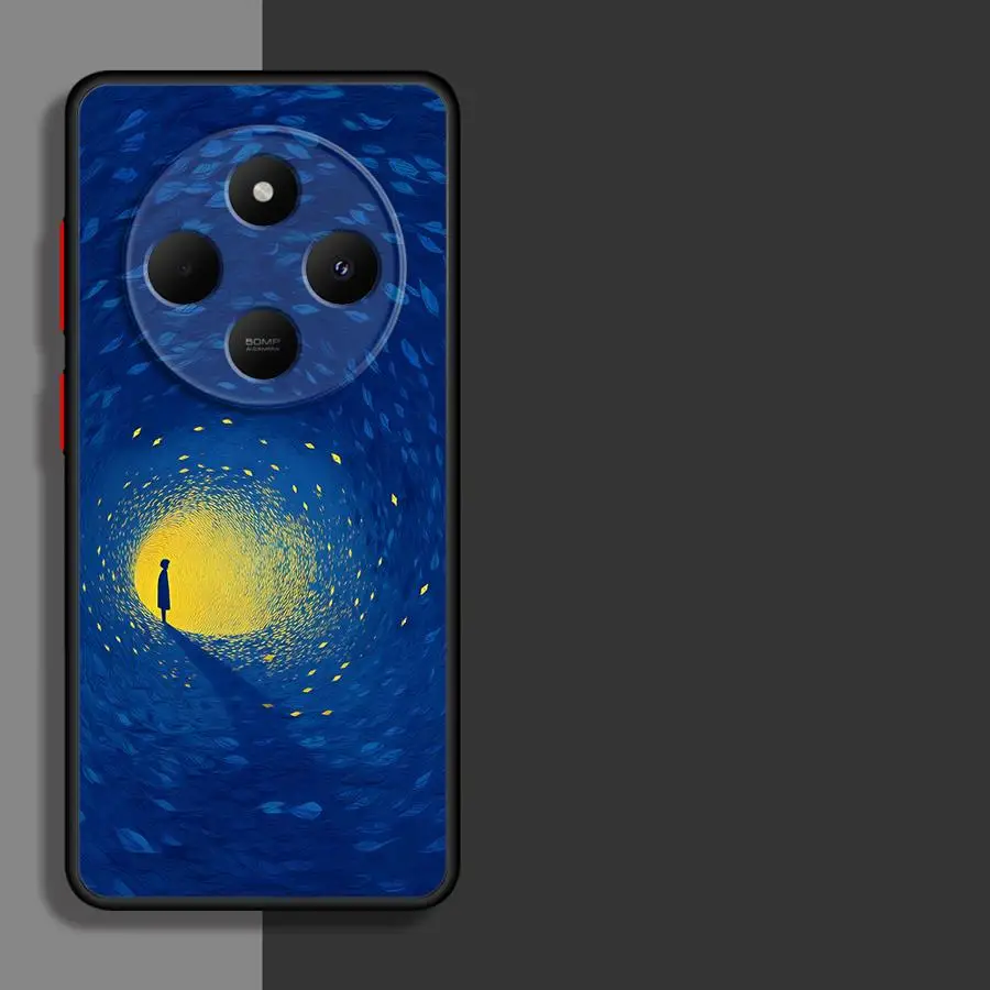 Marine Organism SHELL สําหรับ Xiaomi Redmi A4 10 12C 9 K40 Pro A1 A2 PLUS 14C 13C ฝาครอบโทรศัพท์เคลือบ
