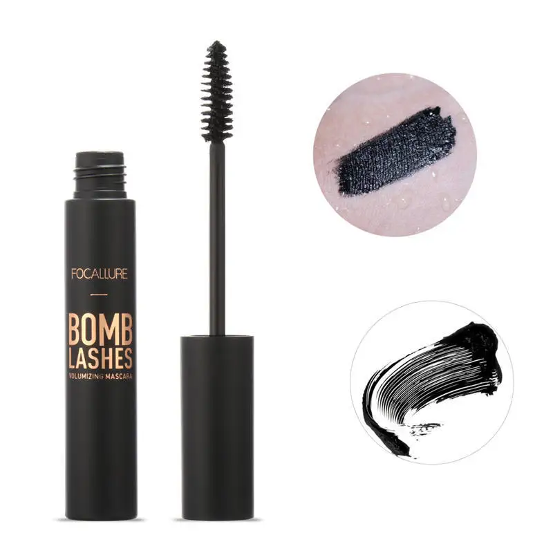 3D Silk Fiber Waterproof Black Mascara Natural Long-wearing Lengthening Eyelashes Extension Tools Makeup Cosmetics