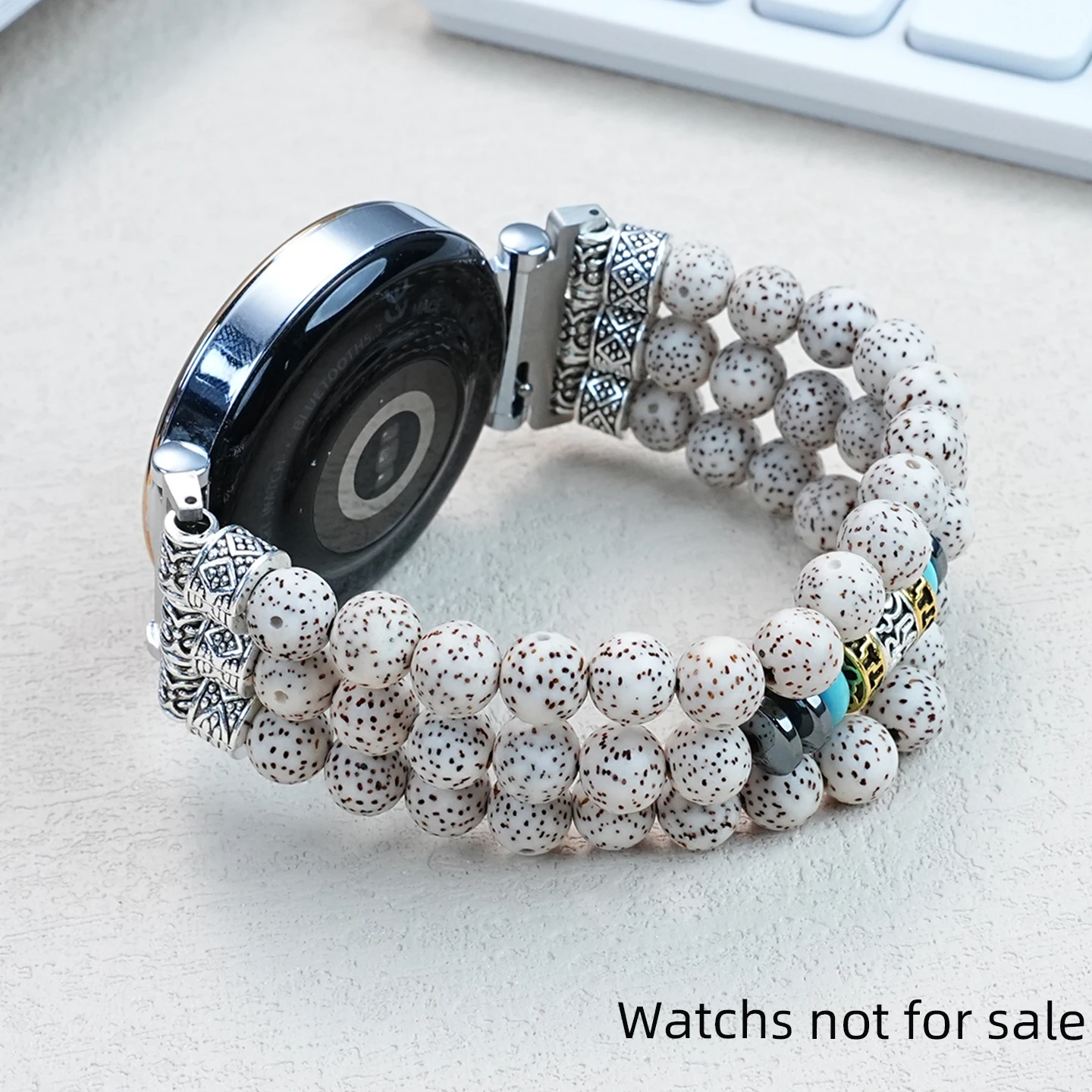 ‌ 18/20/22 مللي متر العالمي الإفراج السريع خشبية حبة سوار القمر ستار بودي الصلاة مالا الرجال/النساء البوذية الخرز حزام ساعة اليد با