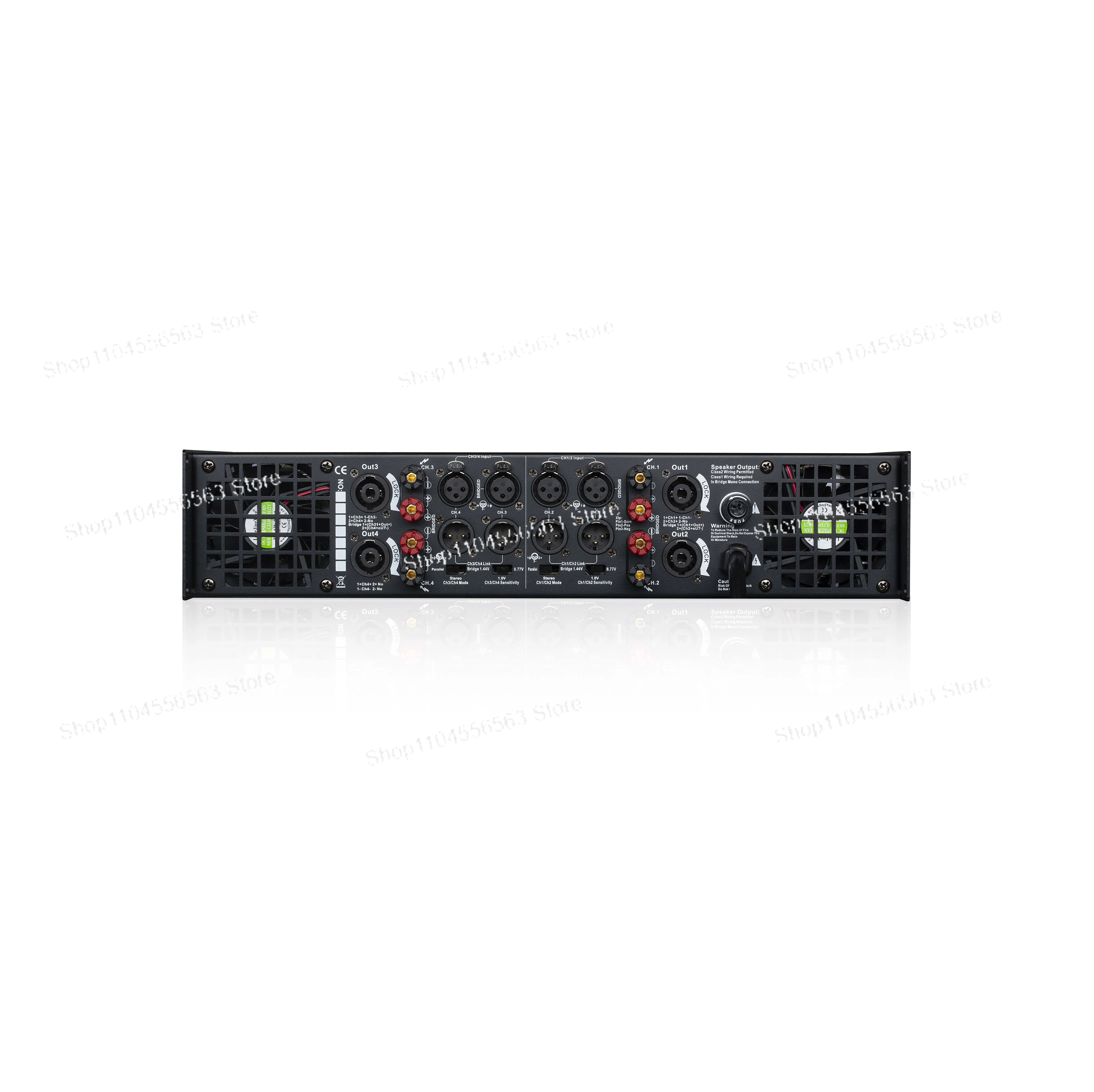 MIA-KA4800  2U 4*1200W 4CH Power Amplifier 4-Channel 2U Professional Stage Master Class H Power Amplifier  4CH*600W 800W 1000W