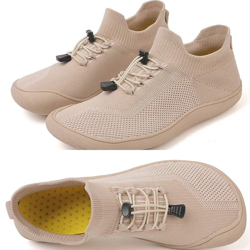 Men's Barefoot Sneakers Wide Toe Box Walking Shoes Extra Width Minimalist Shoes Breathable Zero Drop Comfortable Shoes
