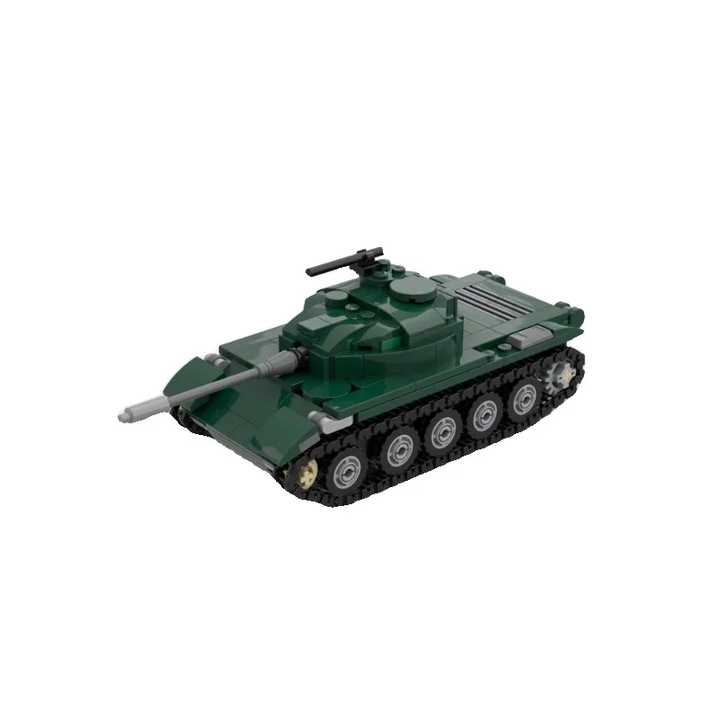 Technical War Army Military Panzer 62 Main Battle Tank Turret Armoured Vehicle Building Blocks Assembly Model Kids Bricks Toys