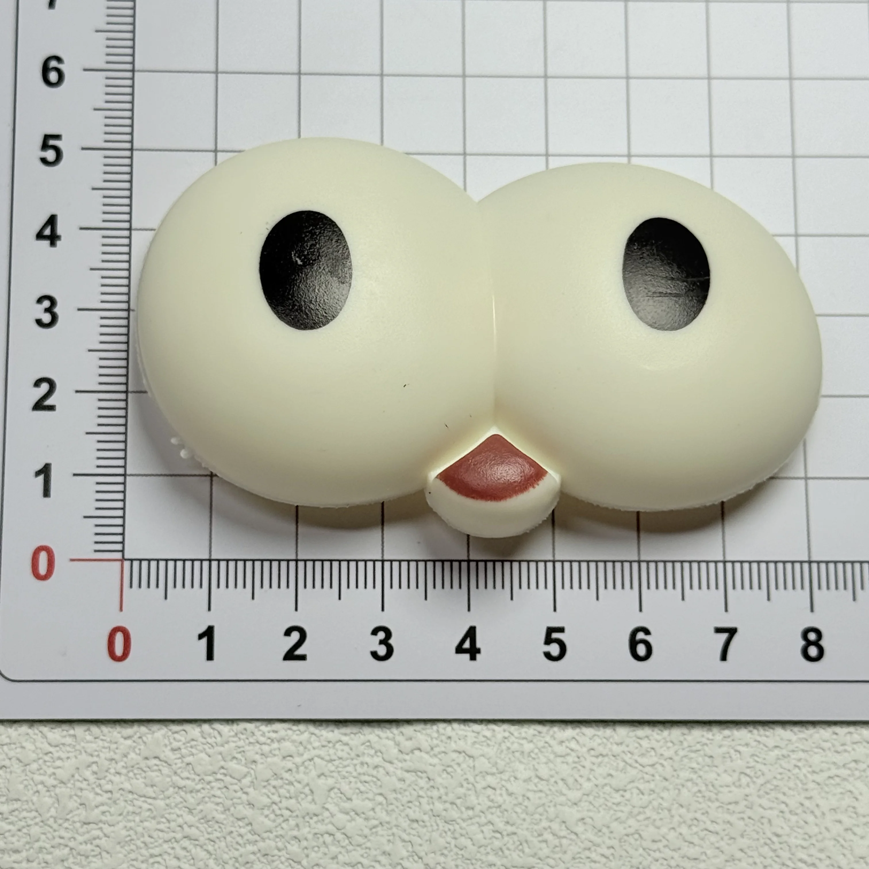 2/4Pcs Cartoon Big Eyes Smile Face PVC 3d Sandals Garden Shoe Charms Decoration Clogs Pins Slipper Accessories Holiday Present