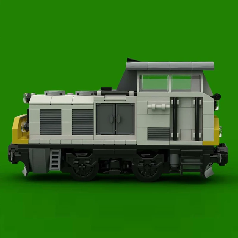 نموذج سيارة المدينة MOC قوالب بناء السكك الحديدية Shunting قاطرة وحدات التكنولوجيا الأطفال هدايا العيد تجميع اللعب البدلة #3