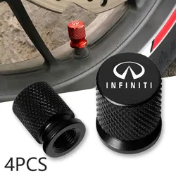 Car Wheel Tire Valve Caps Tyre Stem Covers Airdust Waterproof For Infiniti Q50 Q30 FX35 G37 G35 Q70 QX70 Q60 QX50 QX60 QX80