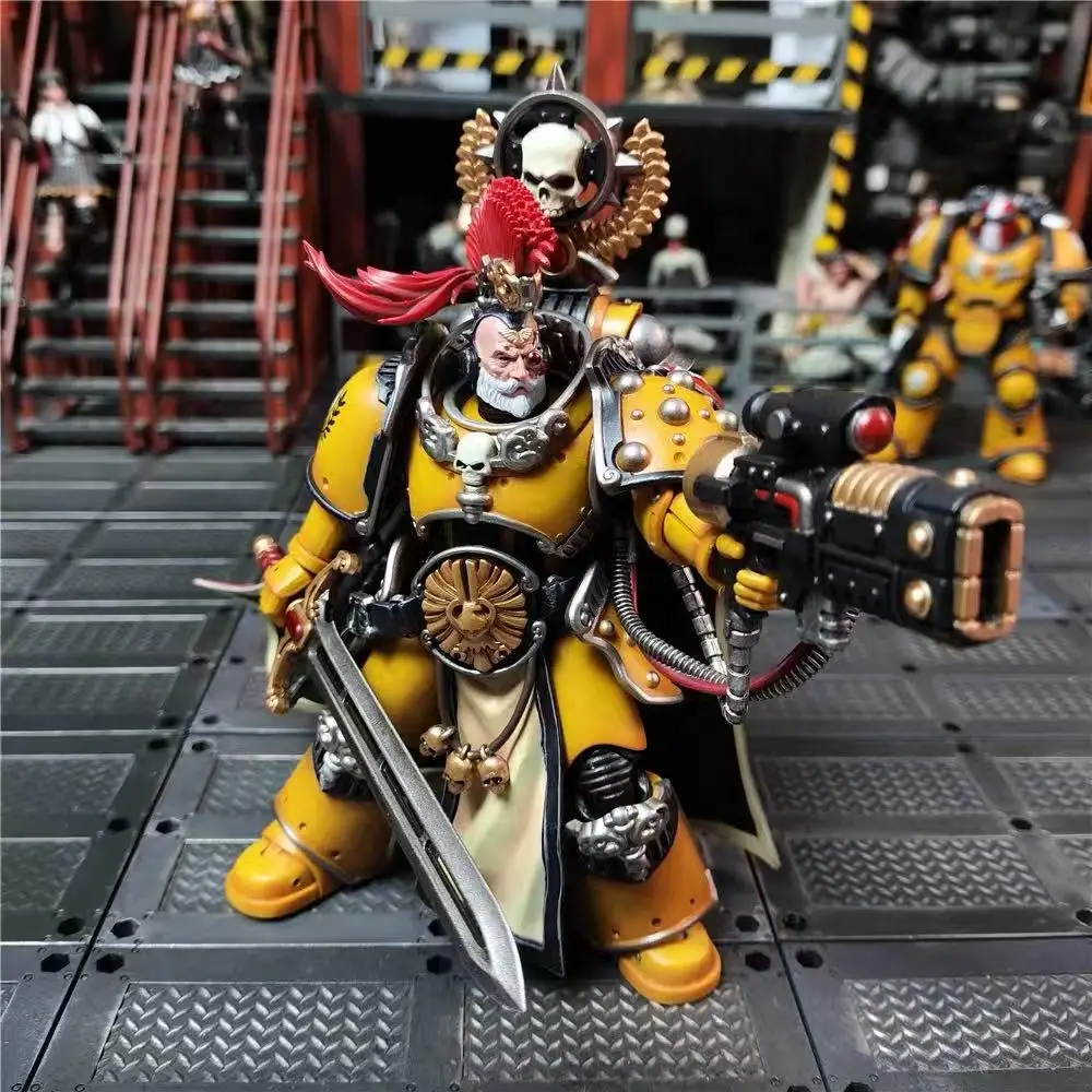 【Auf Lager】JOYTOY 1/18 Actionfiguren Warhammer 40K Imperial Fists Legion Praetor mit Power Sword Fafnir Annann Spielzeug